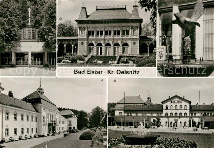 Bad Elster Marienquelle Kurhaus Elsterbrunnen Badehaus Badeplatz