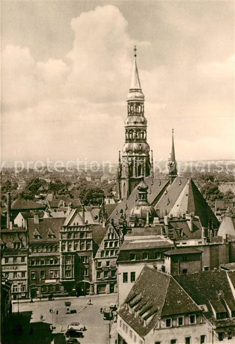 Zwickau Sachsen Blick zum Dom