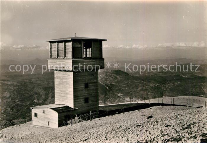 Mont Ventoux Tour de Television et les Alpes