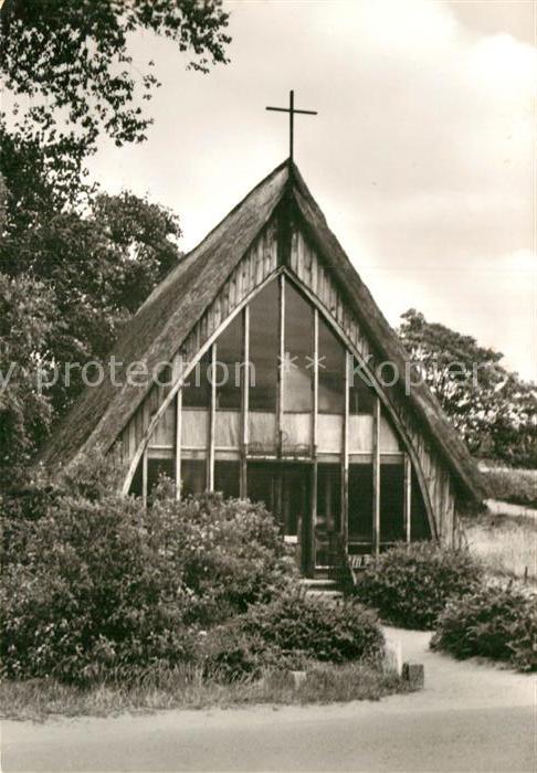 Ahrenshoop Ostseebad Evangelische Kirche erbaut 1951