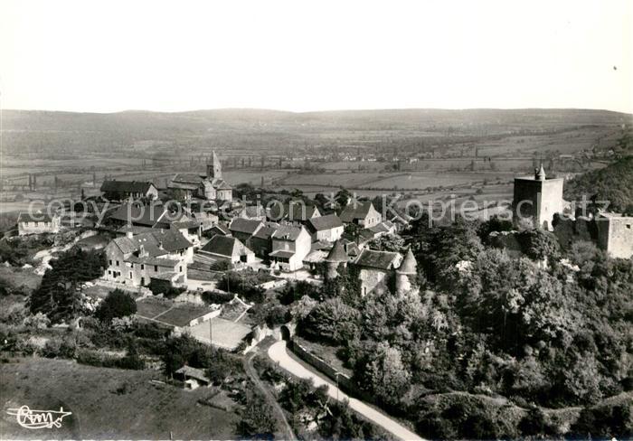 Brancion Vue aerienne