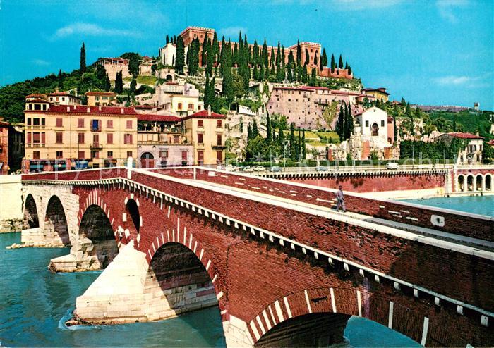 Verona Veneto Ponte Pietra Steinbruecke