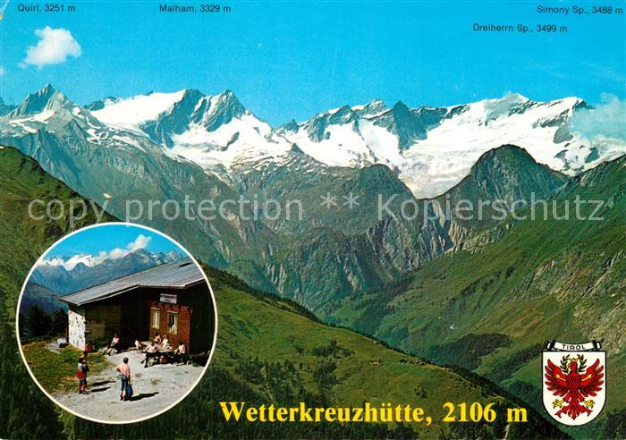 Virgen Wetterkreuzhuette Alpenpanorama