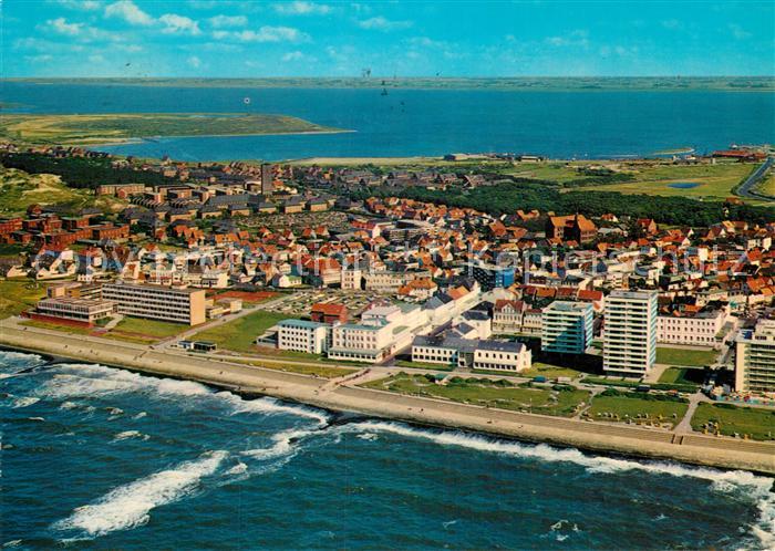 Norderney Nordseebad Kaiserstrasse Strand Hotels Nordseeinsel Fliegeraufnahme