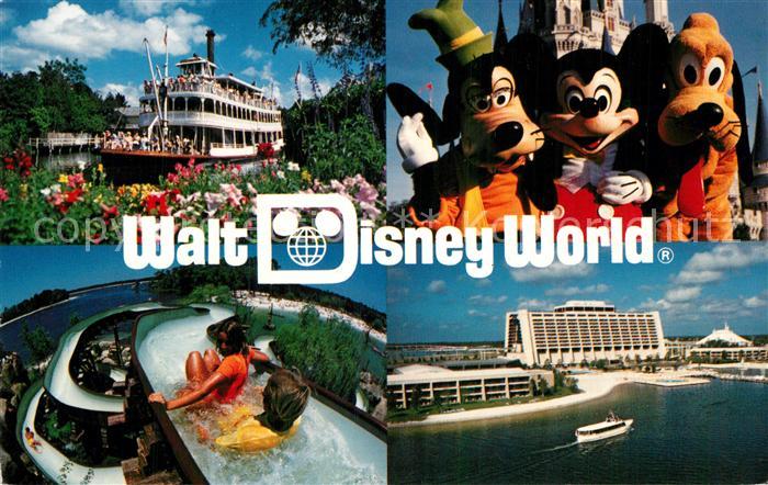 Walt Disney World Richard F. Irvine Steamboat Goofy Mickey Pluto Resort Hotel