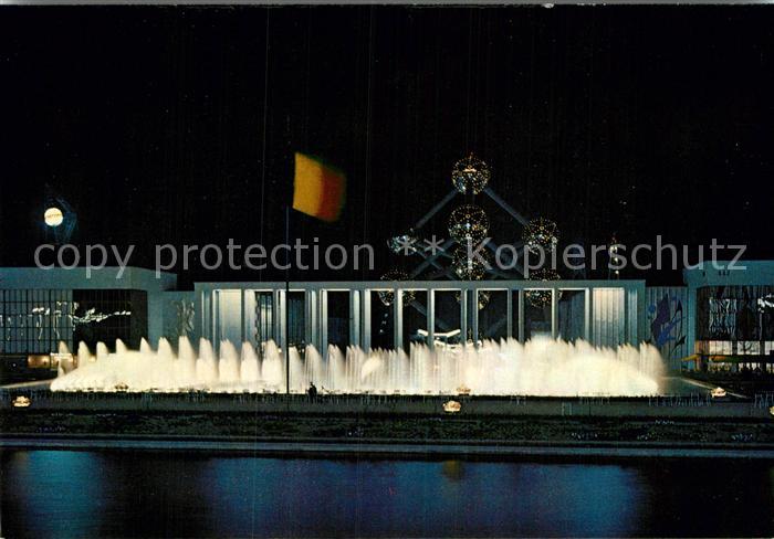 Exposition Universelle Bruxelles 1958 Place et Portique de Belgique