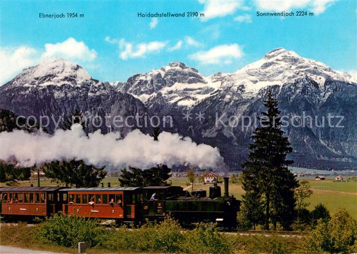 Lokomotive Zillertal Rofangebirge Ebnerjoch Haidachstellwand