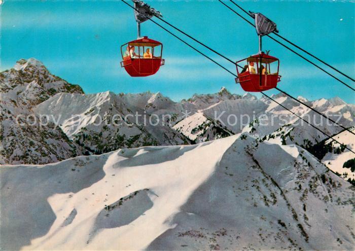 Seilbahn Riezlern-Kanzelwand Kleinwalsertal Widderstein Hochkuenzelspitze