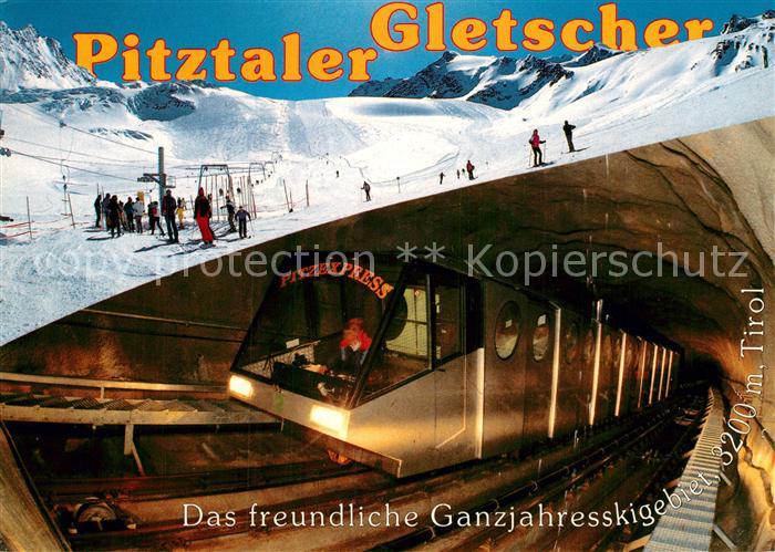 Zahnradbahn Pitztaler Gletscherbahn St. Leonhard-Mittelberg Pitztal