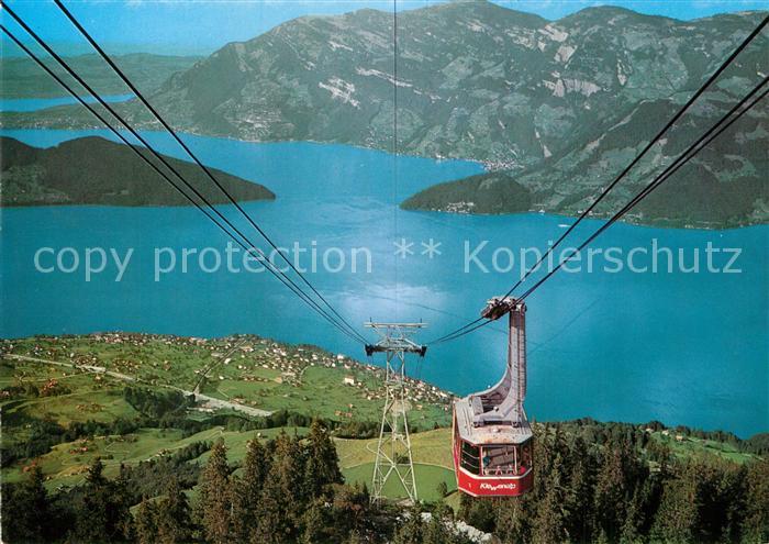 Seilbahn Beckenried Klewenalp Vierwaldstaettersee Rigi