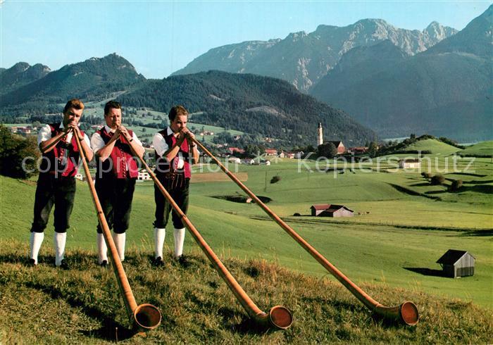 Alphorn Alphornblaeser Allgaeu