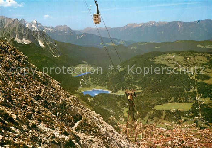 Seilbahn Karwendel Mittenwald Lauter- und Ferchensee