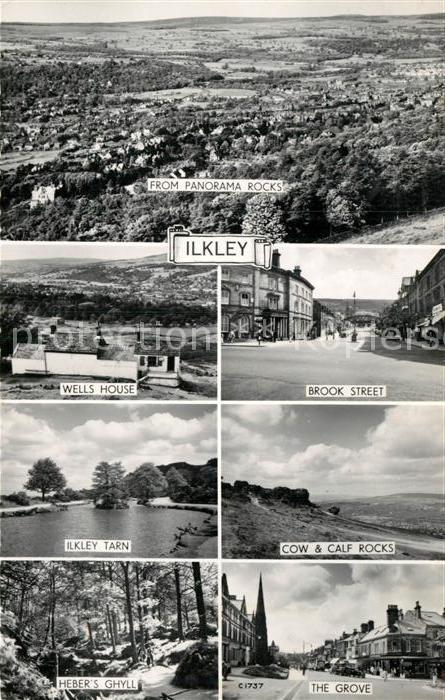 Ilkley Fliegeraufnahme Wells-House Brook-Street Tarn Grove