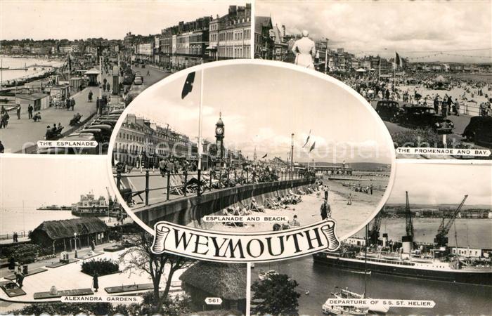 Weymouth Dorset Esplanade Promenade Beach Port Alexandra Gardens