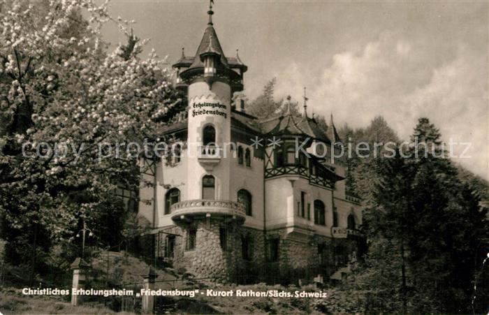Rathen Saechsische Schweiz Erholungsheim Friedensburg