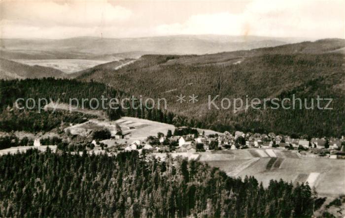 Gehlberg Fliegeraufnahme Blick vom Brand