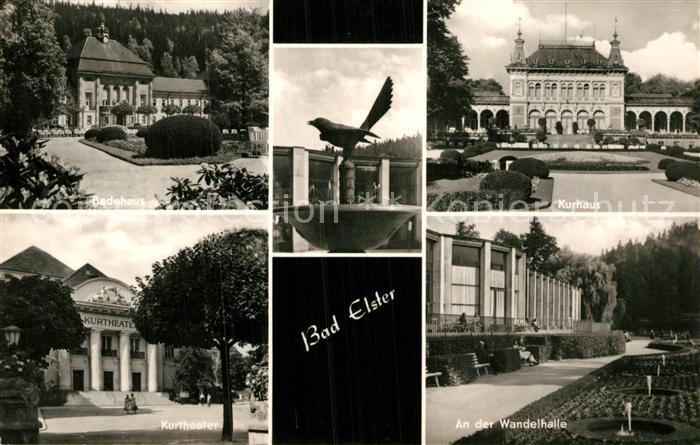 Bad Elster Kurhaus Wandelhalle Kurtheater Badehaus