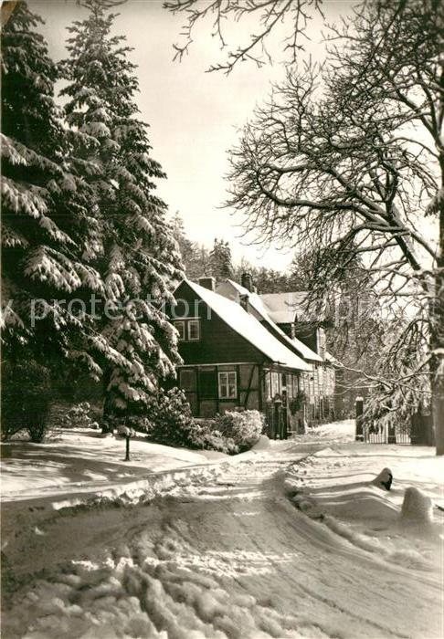 Wernigerode Harz Forsthaus im Christianental