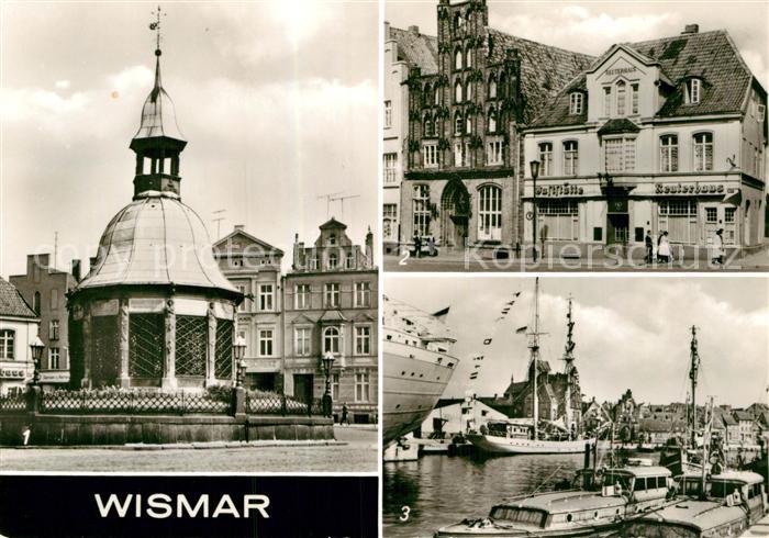 Wismar Mecklenburg Wasserkunst Alter-Schwede Reuterhaus Hafen