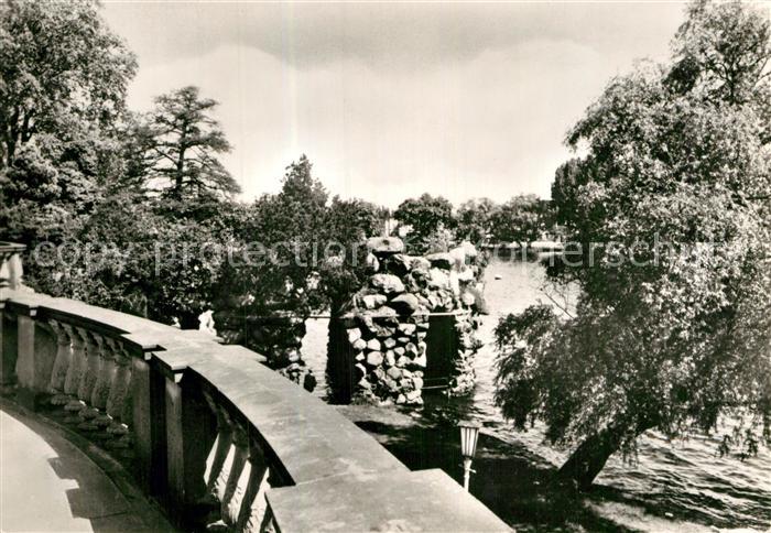 Schwerin Mecklenburg Schloss Grotte im Burggarten