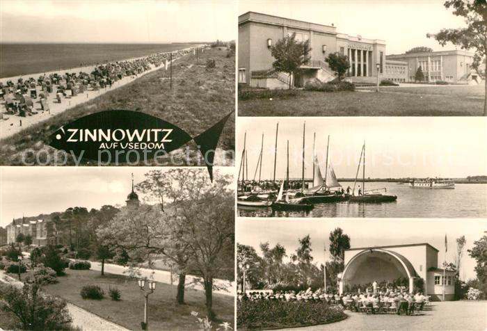 Zinnowitz Ostseebad Strand Konzertplatz Seepromenade