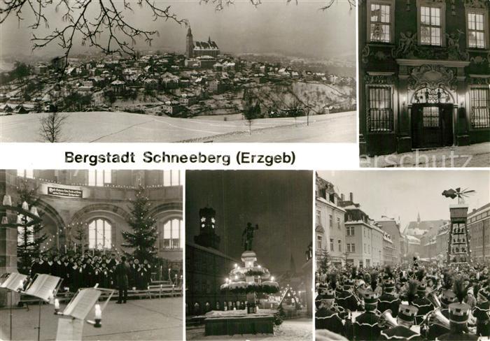 Schneeberg Erzgebirge Zur Weihnachtszeit