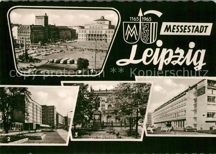 LEIPZIG Sachsen Georgiring Karl-Marx-Platz Handelsboerse Post