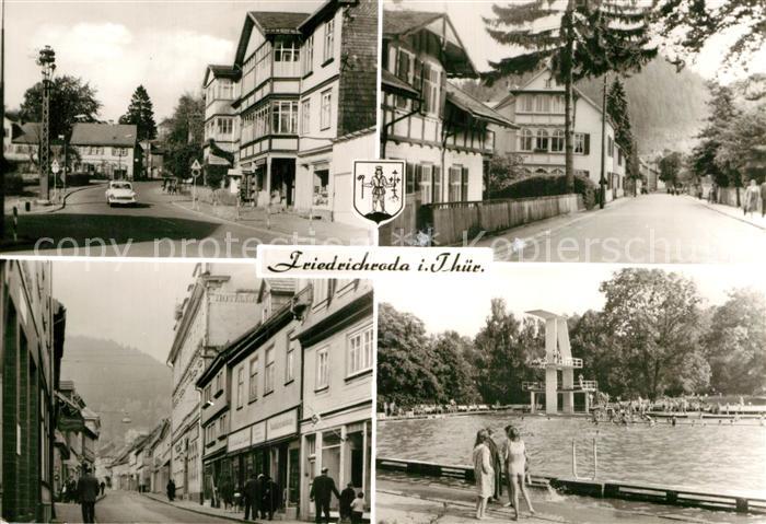 Friedrichsroda Reinhardsbrunnen-Strasse Wilhelm-Pieck-Strasse Hauptstrasse Freib