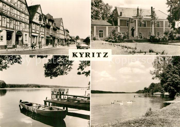 Kyritz Brandenburg Ortspartie und See