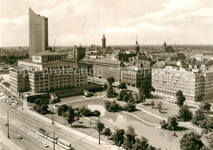 LEIPZIG Sachsen Oper Hochhaus Karl-Marx-Universitaet