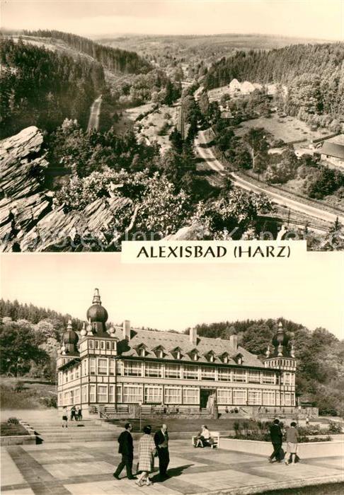 Alexisbad Harz Fliegeraufnahme Selketal Ferienheim Geschwister Scholl