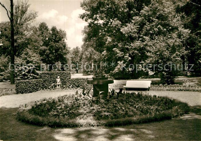 Bad Lausick Kurbad Vogelbrunnen im Kurpark