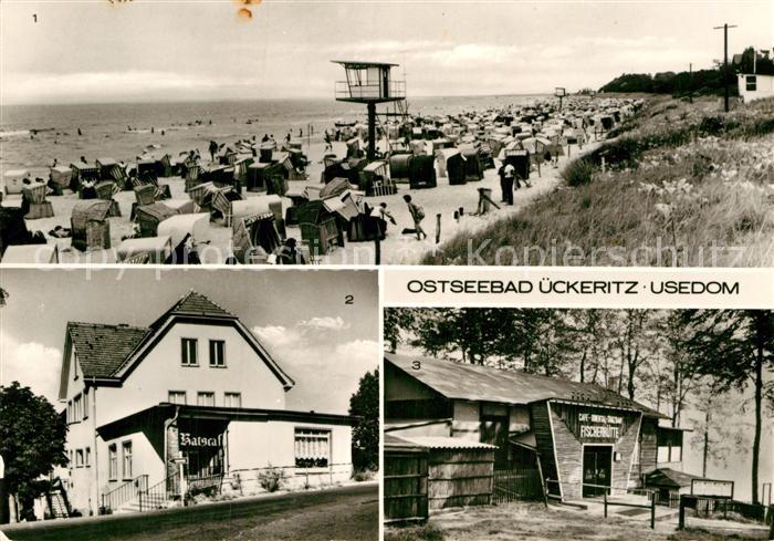 ueckeritz Usedom Strand RatsCafe Fischerhuette
