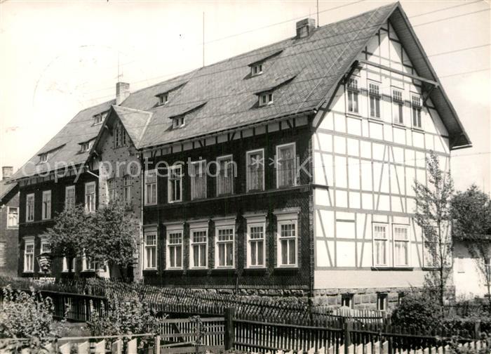 Schmiedefeld Rennsteig Ferienheim Geschwister Scholl der IHK Fachwerk