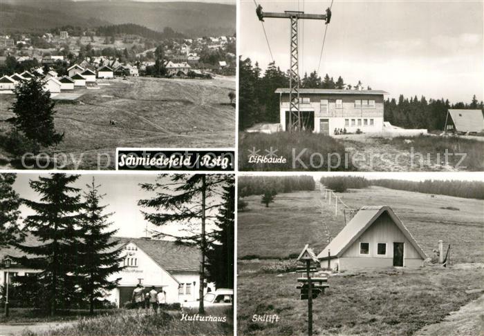 Schmiedefeld Rennsteig Liftbaude Kulturhaus Skilift