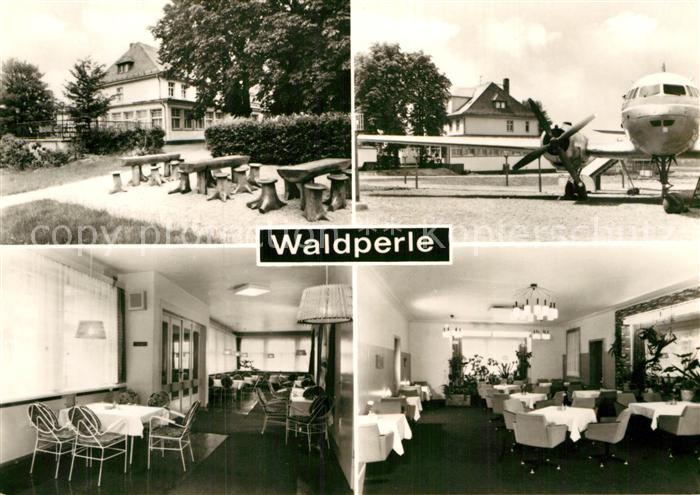 Langenbernsdorf Restaurant Waldperle Flugzeug