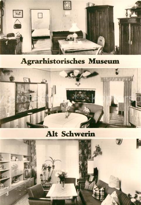 Schwerin Mecklenburg Agrarhistorisches Museum Wohnstuben