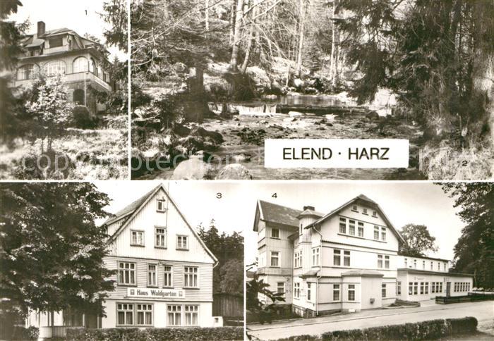 Elend Harz Haus-Waldschloesschen Erholungsheim-Donbass Kalte-Bode Elend Schierke