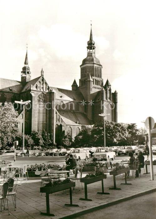 Stralsund Mecklenburg Vorpommern Kirche St. Martien am Leninplatz