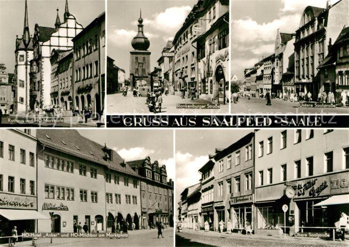 Saalfeld Saale Marktplatz MarktCafe Saalplatz Blankenburger-Strasse