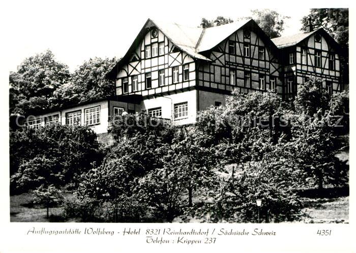 Reinhardtsdorf-Schoena Restaurant Wolfsberg Hotel