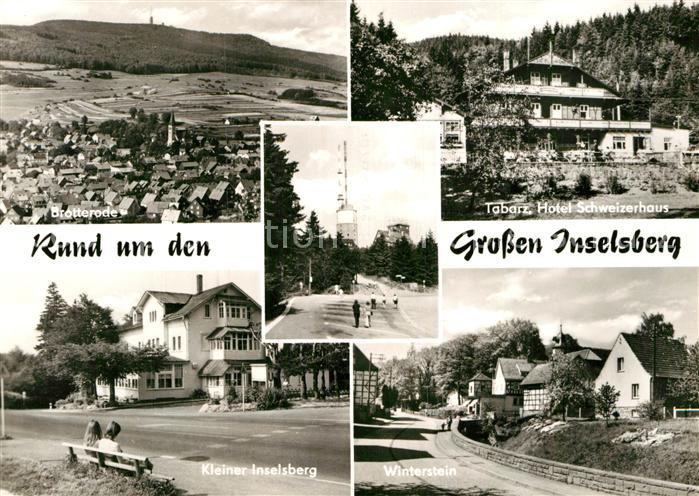 Grosser Inselsberg Brotterode Winterstein Tabarz Hotel-Schweizerhaus