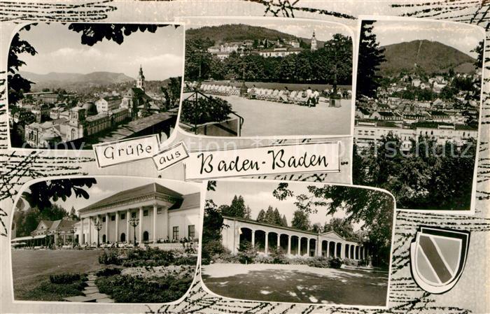 Baden-Baden Stadtpanorama Casino Kurpark