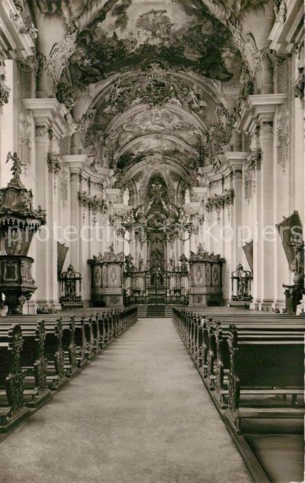 Trier Inneres St Paulinus Kirche Fresken