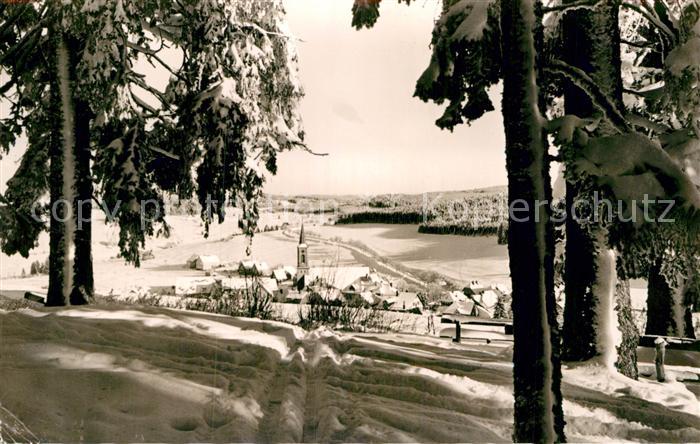 Schoenwald Schwarzwald Landschaftspanorama im Winter