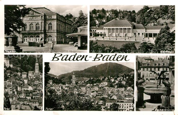 Baden-Baden Theater Kurhaus Reiherbrunnen Total