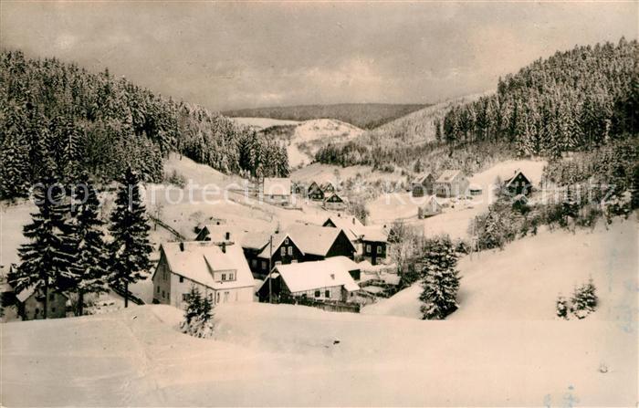 Fehrenbach Thueringer Wald Winterpanorama