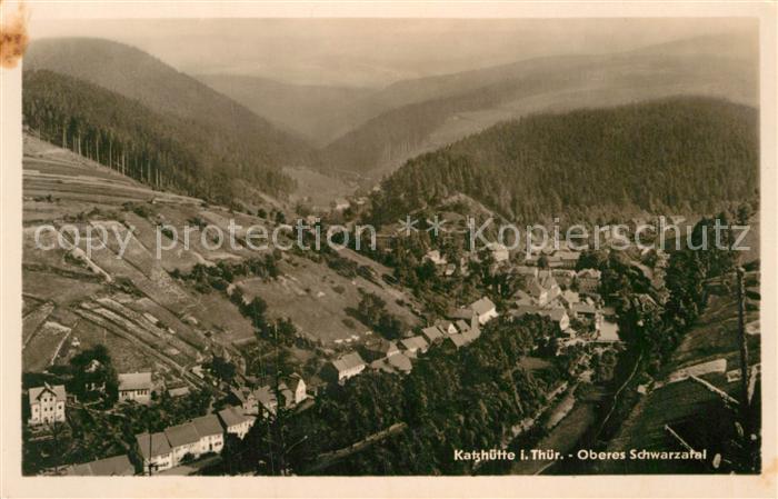 Katzhuette Panorama Oberes Schwarzatal