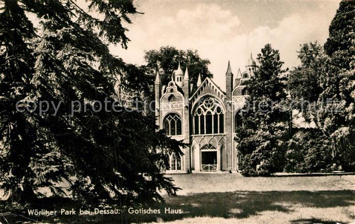 Woerlitz Gotisches Haus Woerlitzer Park
