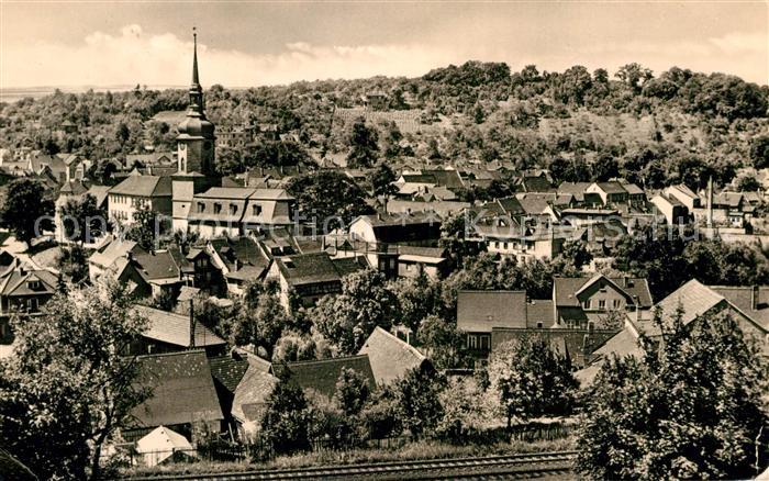 Bad Sulza Ortsansicht mit Kirche Volkssolbad